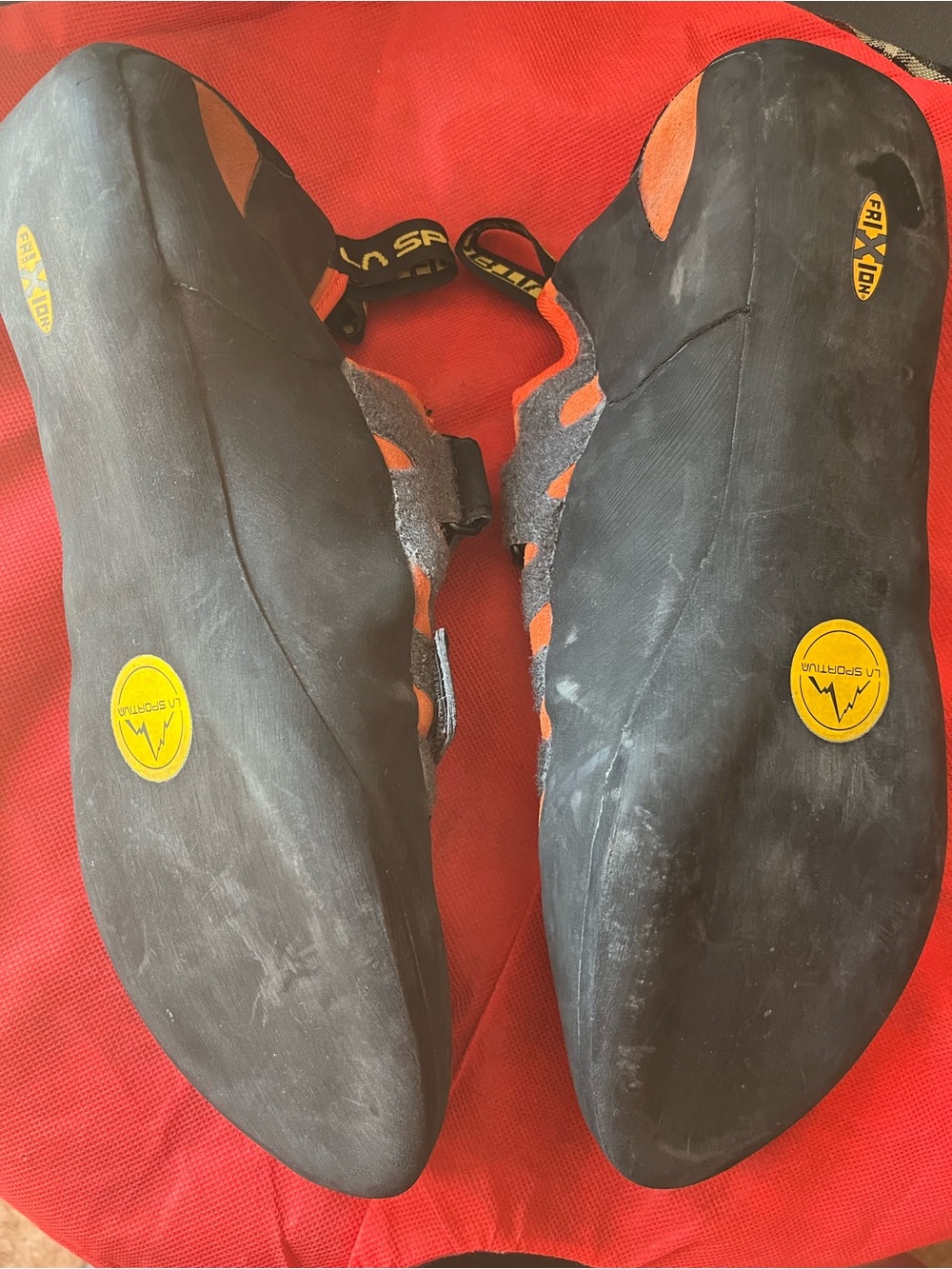 La Sportiva Black and Orange Tarantula Climbing Shoes - Picture 4 of 7